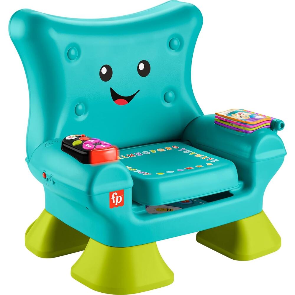 NEW Fisher-Price Toddler Learning Toy Laugh & Learn Smart Stages Chair, Teal
